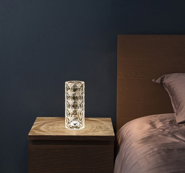 Nordic Crystal Touch Dimming USB Table Lamp