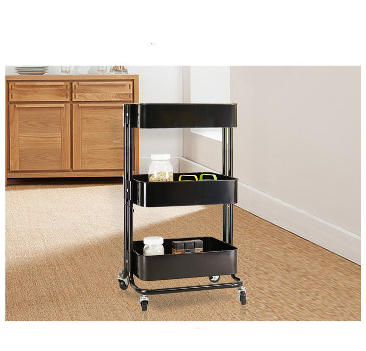 Large Steel Kitchen Storage Trolley