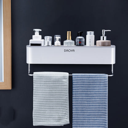 Durable Plastic Bathroom Shelf