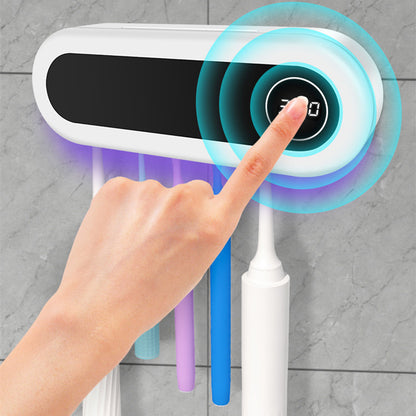 Smart Wall-Mounted Toothbrush Holder