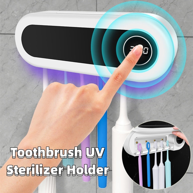 Smart Wall-Mounted Toothbrush Holder