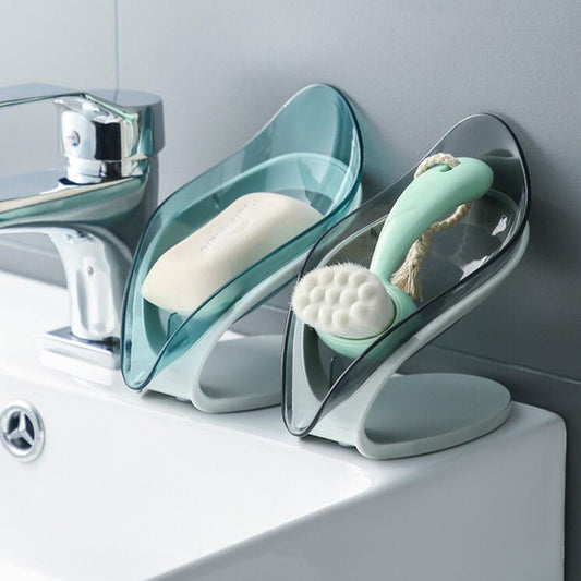 Leaf-Shaped Non-Slip Soap Holder