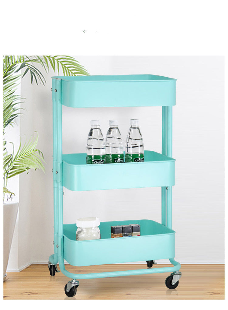 Large Steel Kitchen Storage Trolley