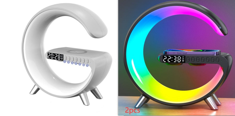 G-Shaped LED Lamp with Bluetooth Speaker