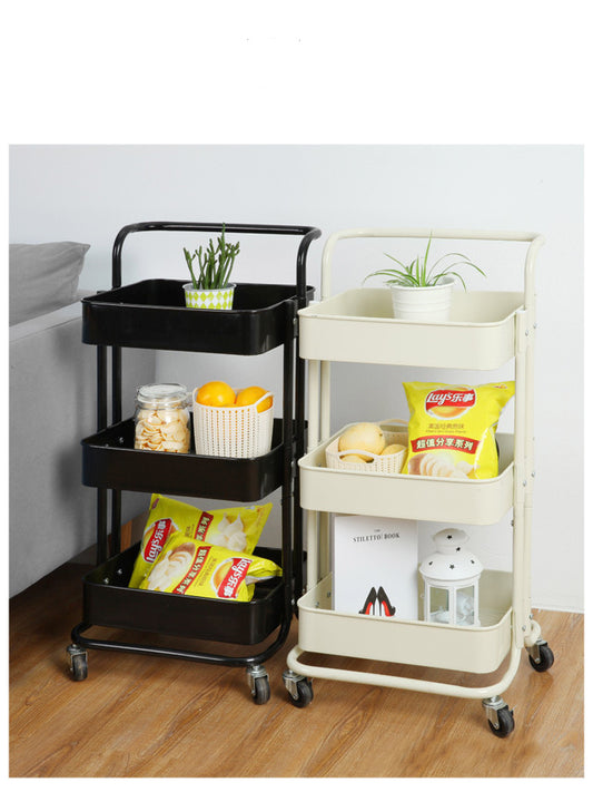 Large Steel Kitchen Storage Trolley