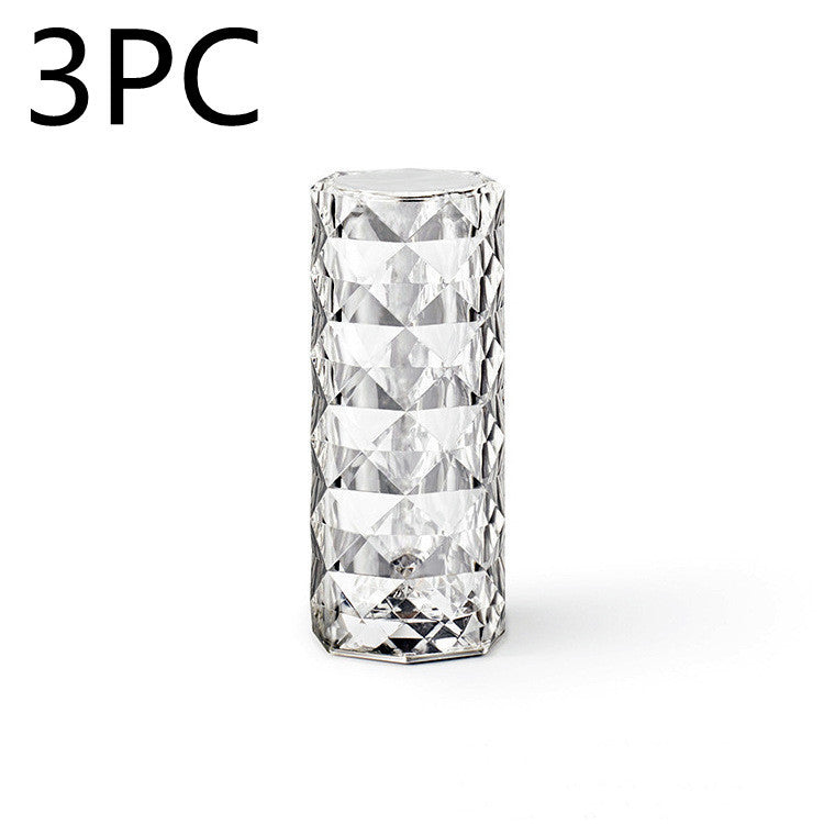 Nordic Crystal Touch Dimming USB Table Lamp