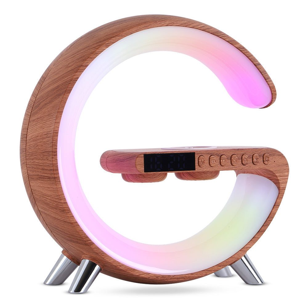 G-Shaped LED Lamp with Bluetooth Speaker