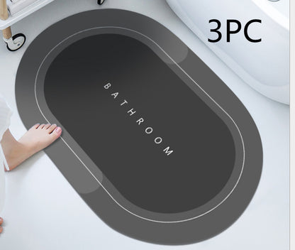 Quick-Drying Diatom Mud Bathroom Floor Mat