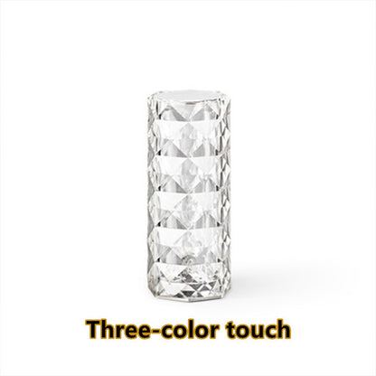 Nordic Crystal Touch Dimming USB Table Lamp