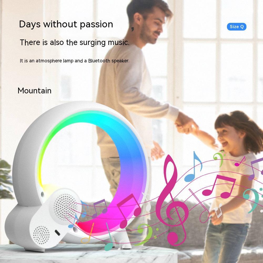 Colorful Sunrise Alarm Clock with Bluetooth Audio