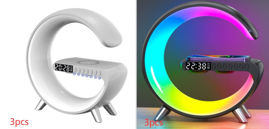 G-Shaped LED Lamp with Bluetooth Speaker