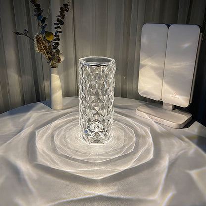 Nordic Crystal Touch Dimming USB Table Lamp