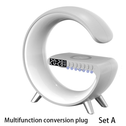 G-Shaped LED Lamp with Bluetooth Speaker