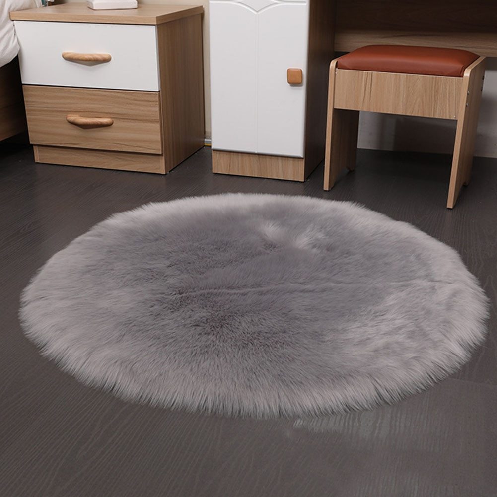 Soft Faux Sheepskin Area Rugs