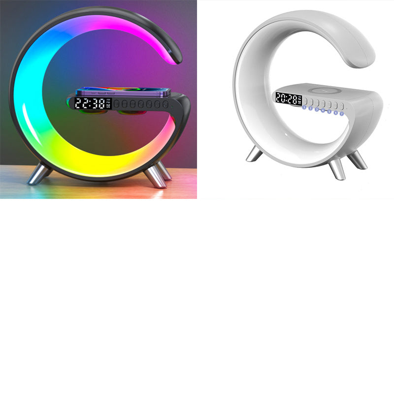 G-Shaped LED Lamp with Bluetooth Speaker