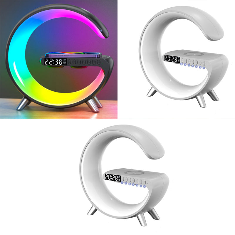 G-Shaped LED Lamp with Bluetooth Speaker