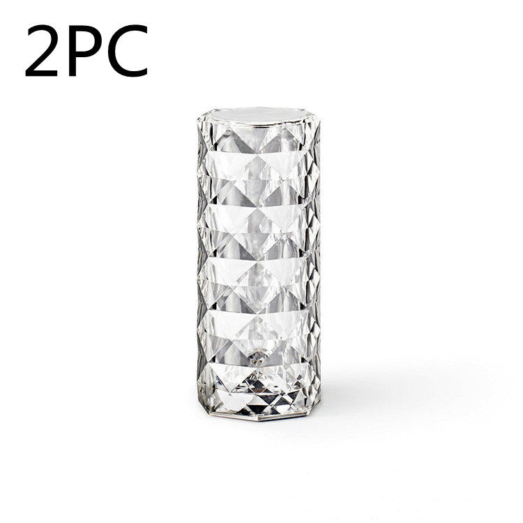 Nordic Crystal Touch Dimming USB Table Lamp