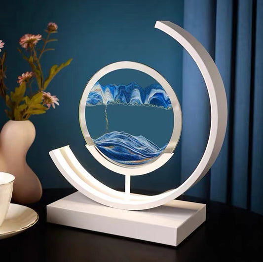 Creative 3D Quicksand Painting Lamp