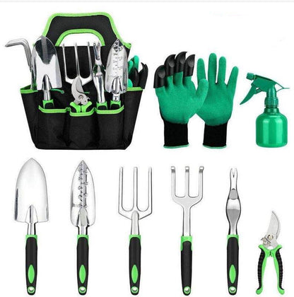 9-Piece Aluminum Alloy Garden Tool Set