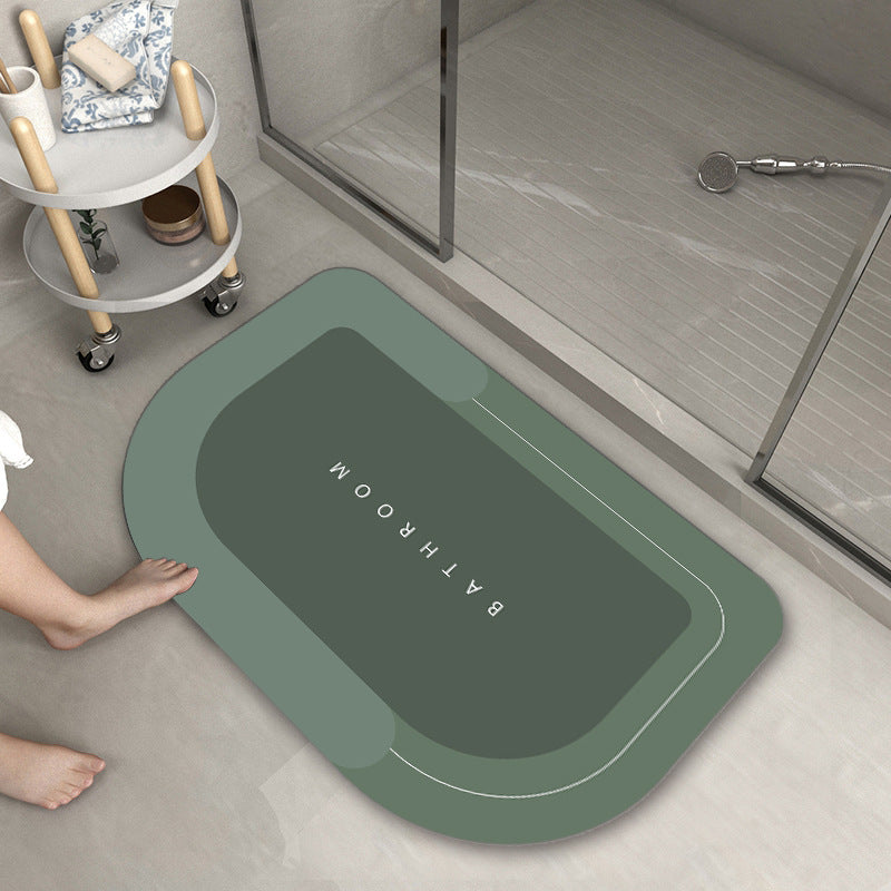 Quick-Drying Diatom Mud Bathroom Floor Mat