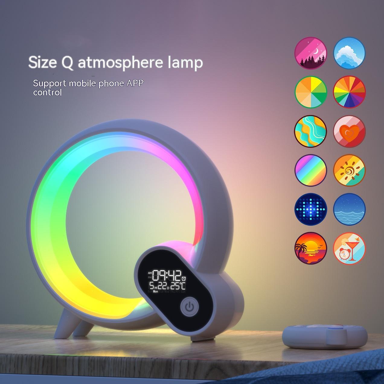 Colorful Sunrise Alarm Clock with Bluetooth Audio